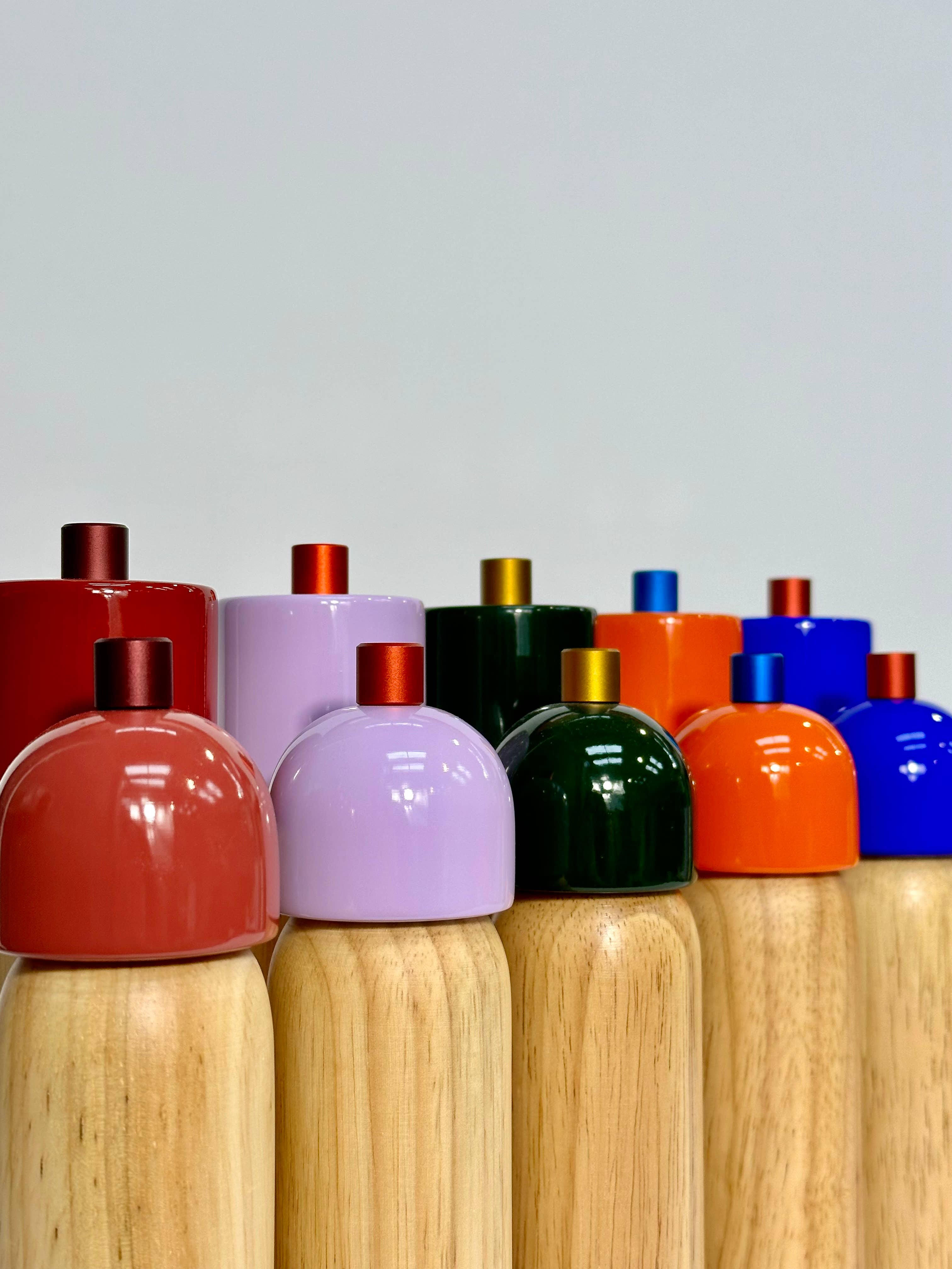 Salt & Pepper Grinder - Green & Gold