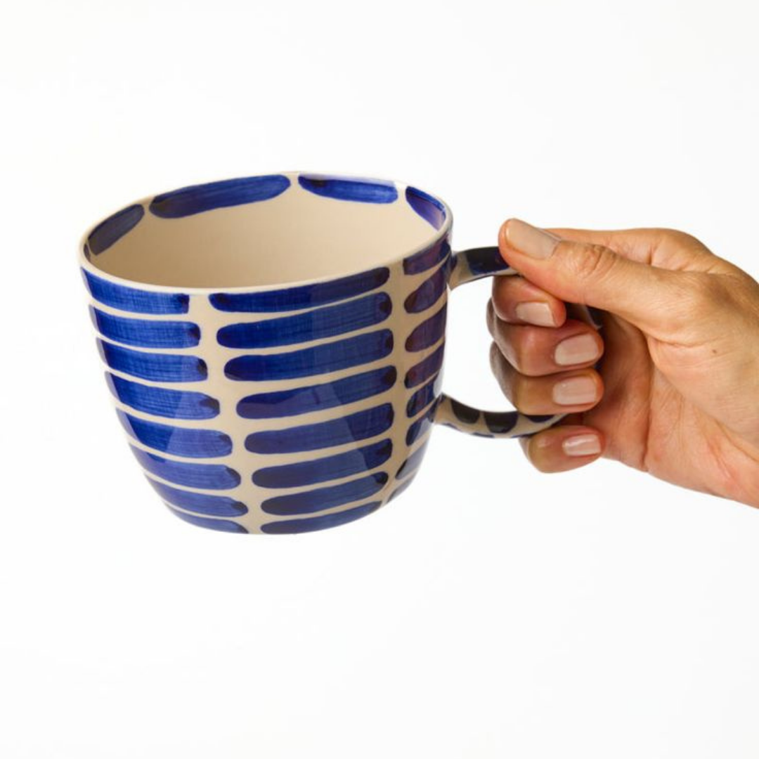 Blue Stripe Chino Mug - BOSS Size