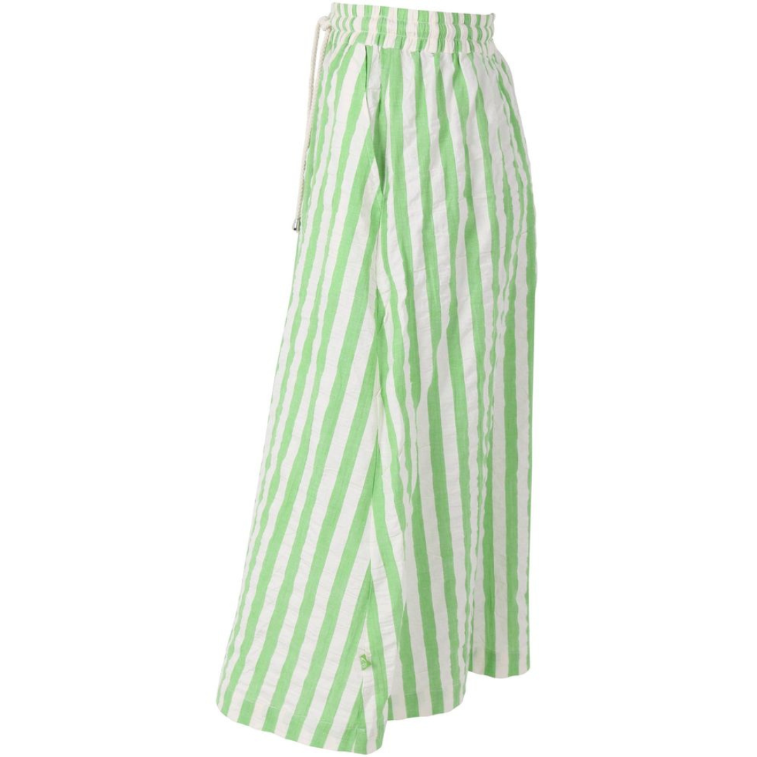 Danespresso Seersucker Skirt - Bright Green/Chalk