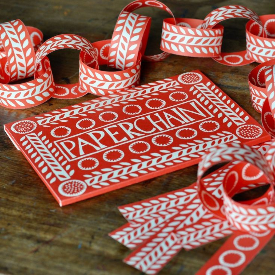 Paperchain Kit - Red & White