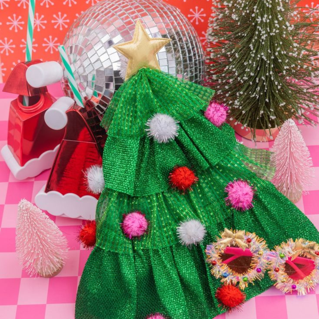 Holly Jolly Christmas Tree Hat