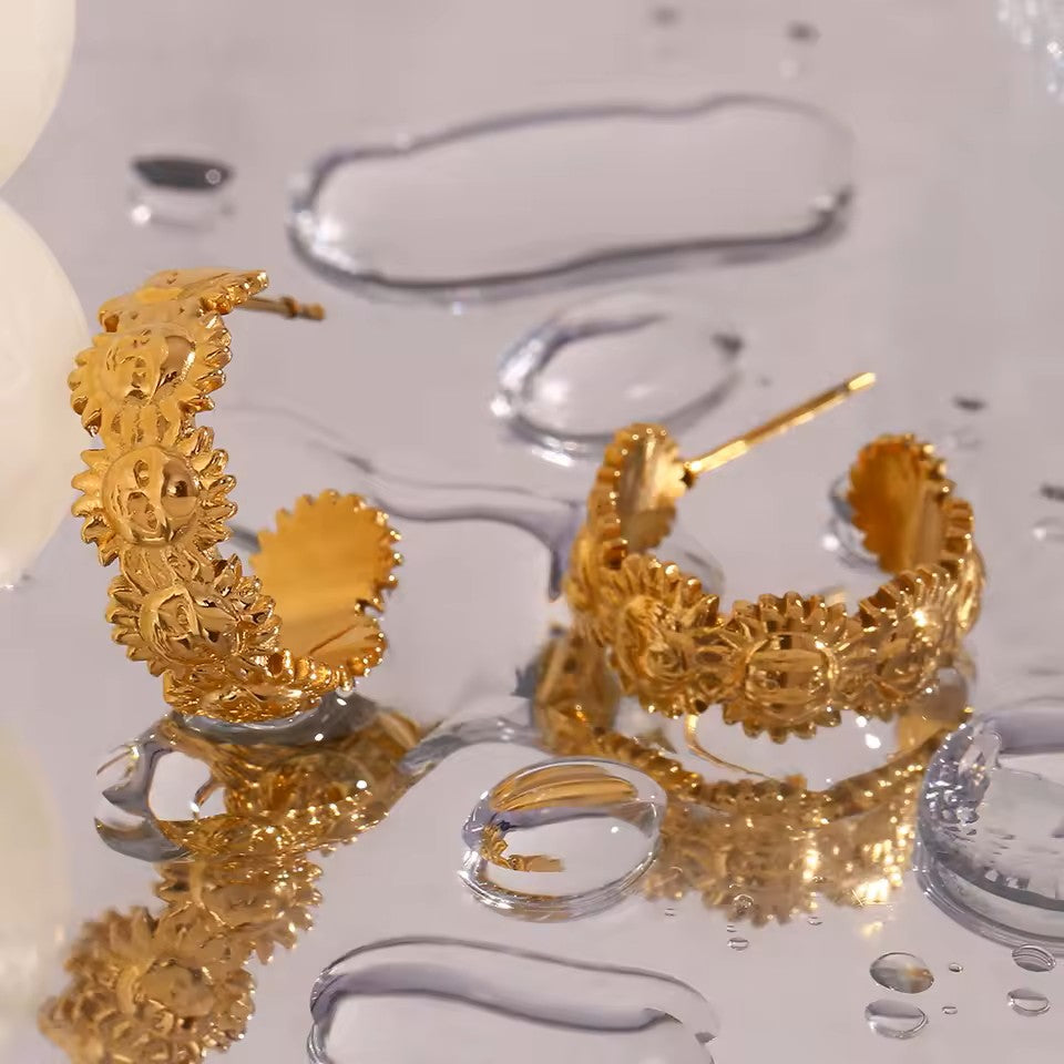 Sunny Side Up Waterproof Earrings