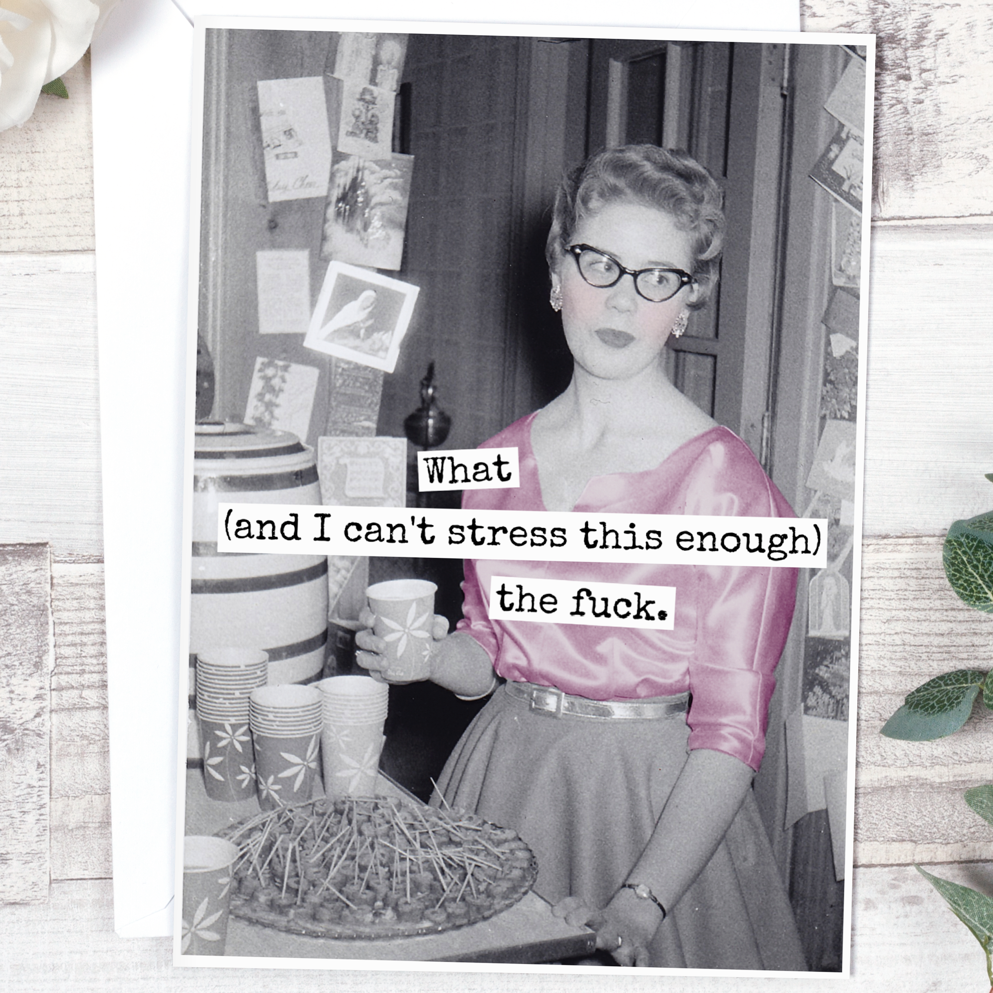 WTAF Greeting card