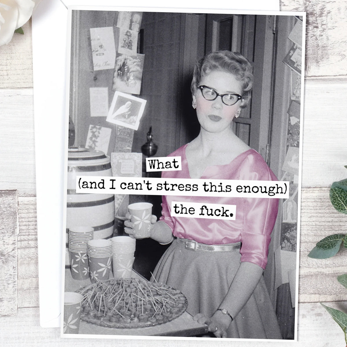 WTAF Greeting card