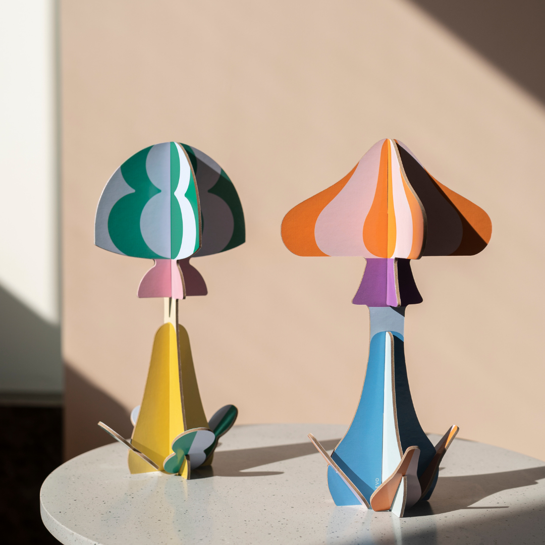 Mushroom Paper Sculpture 3