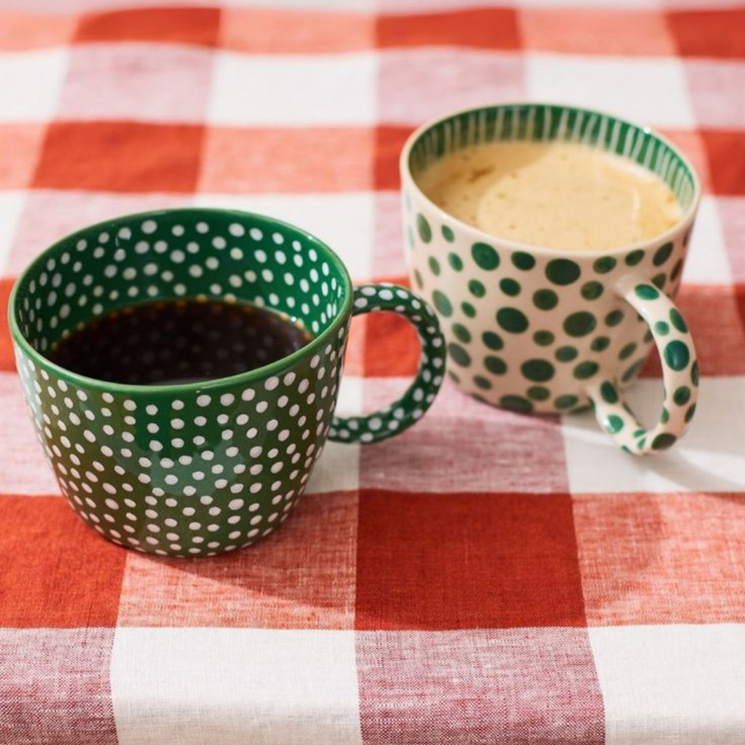 CHINO MUG GREEN SPRINKLE
