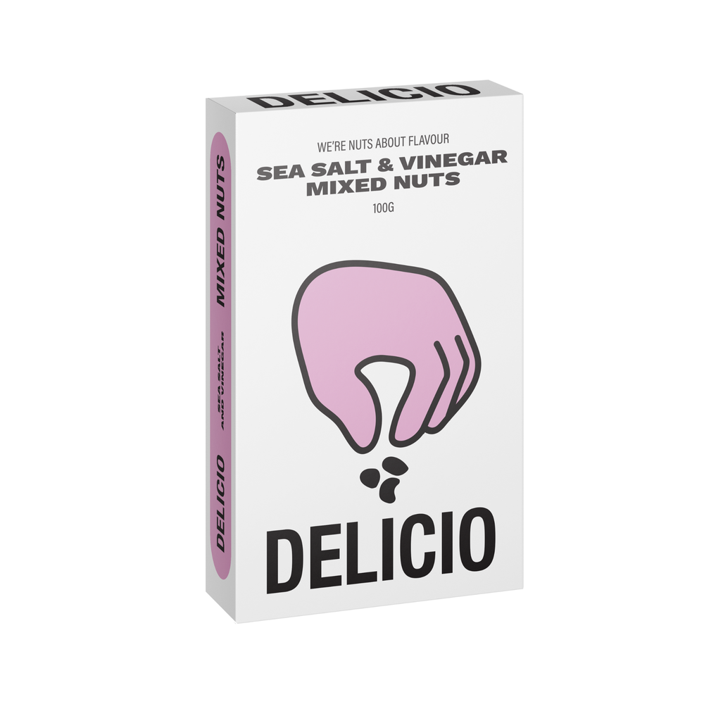 Sea Salt & Vinegar Mixed Nuts 100g