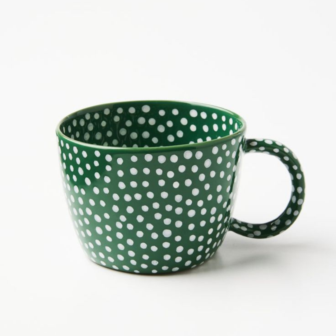 CHINO MUG GREEN SPRINKLE
