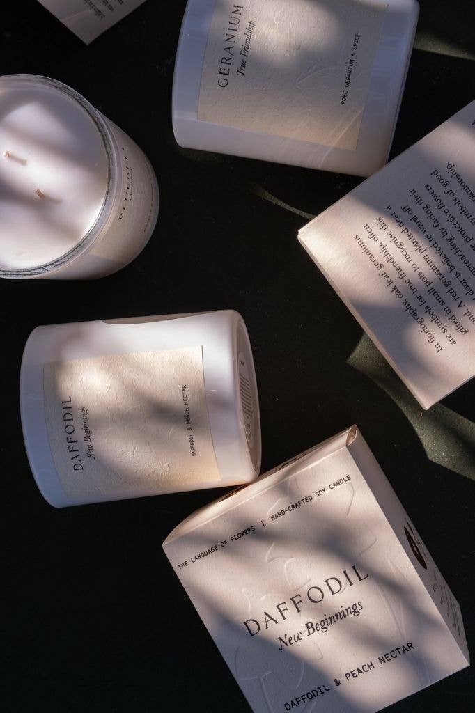 Geranium | 400gm Candle| Rose Geranium & Spice