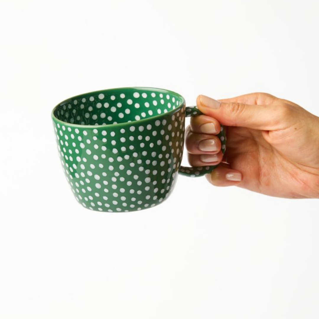 CHINO MUG GREEN SPRINKLE