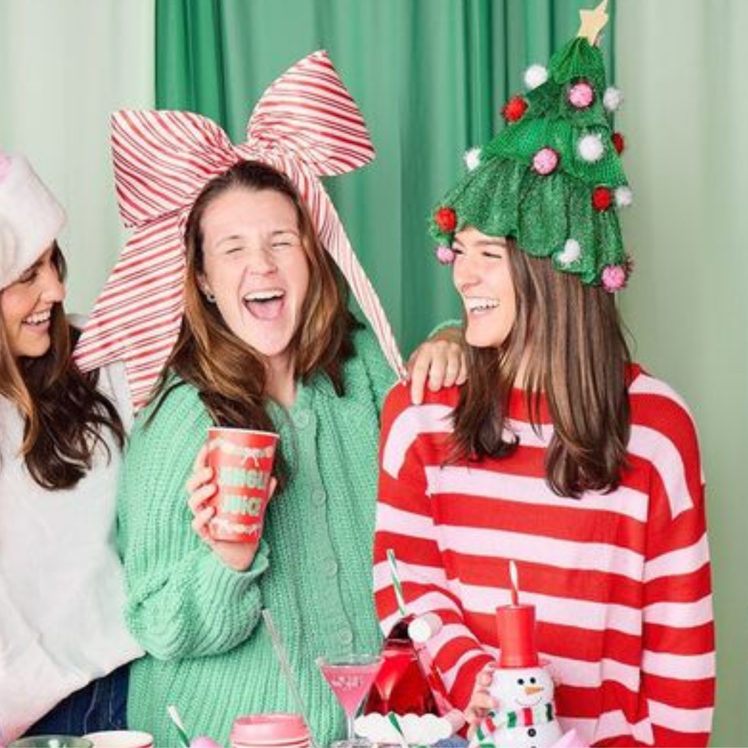 Holly Jolly Christmas Tree Hat