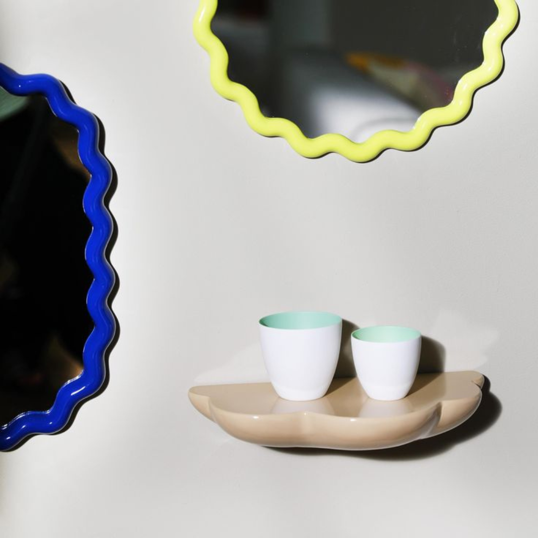 Mirror zigzag blue by &Klevering - 50% OFF