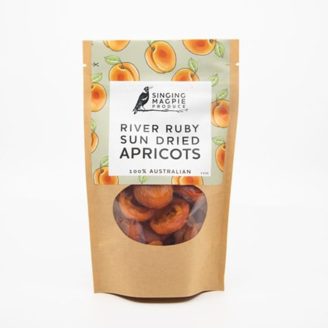 Singing Magpie Produce Riverland Sun-Dried Apricots – 100g