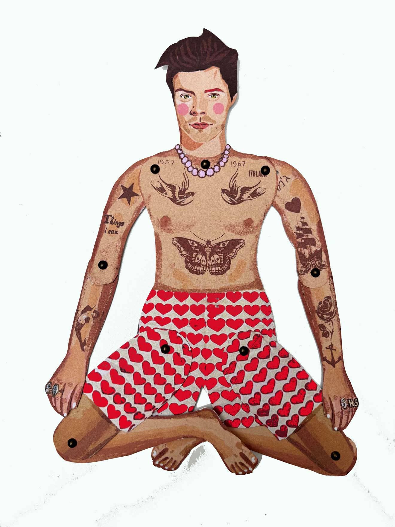 Cut & Make Pop Idol Harry Paper Puppet