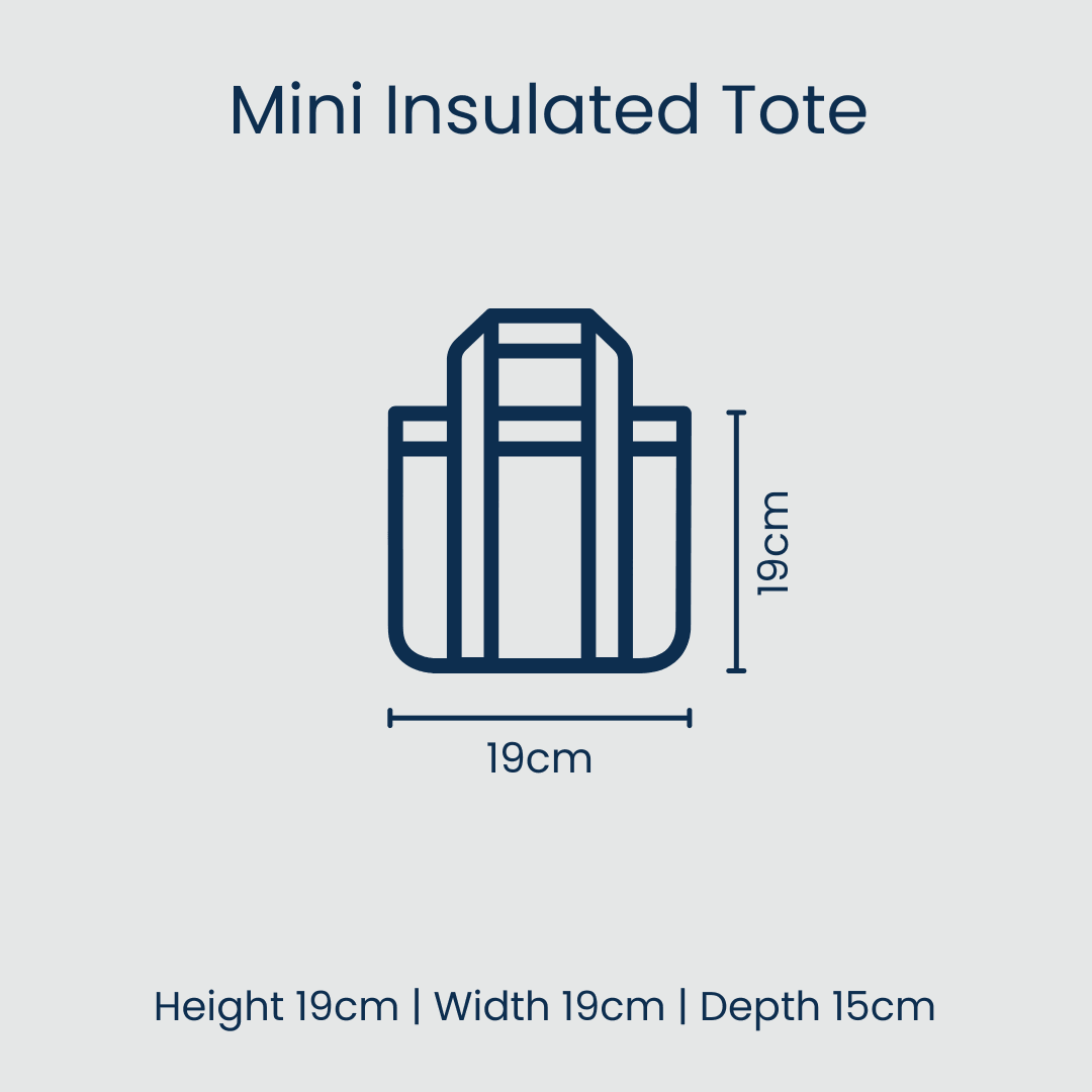 Mini Insulated Tote – Rugby Stripe