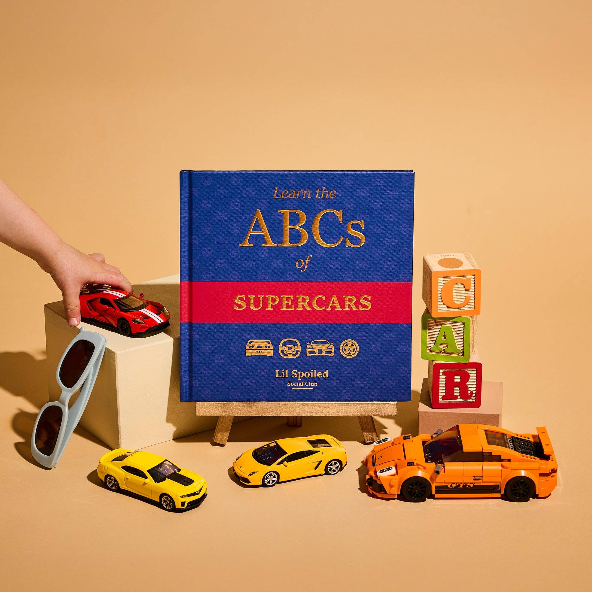 Learn the ABCs of Supercars Book