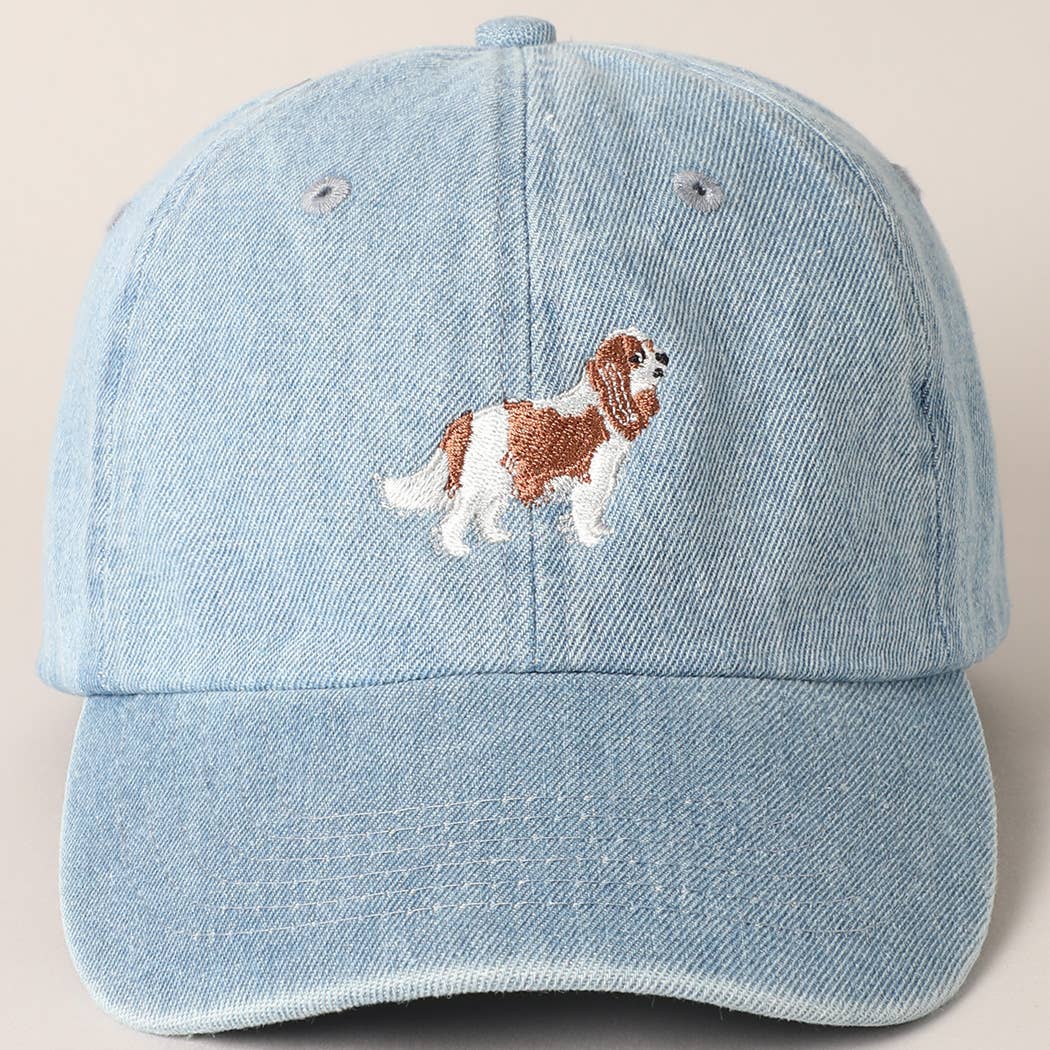 Cavalier King Denim Baseball Cap