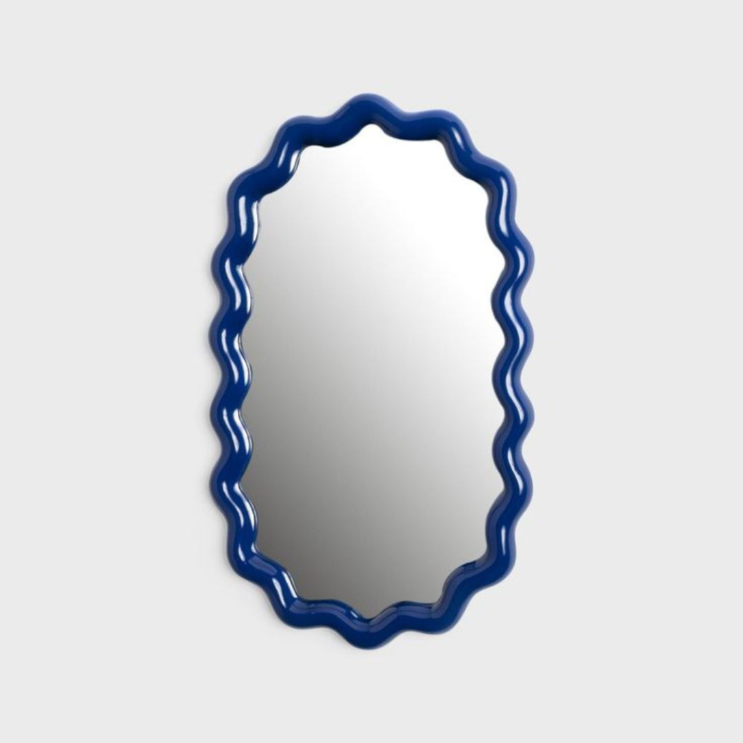 Mirror zigzag blue by &Klevering - 50% OFF