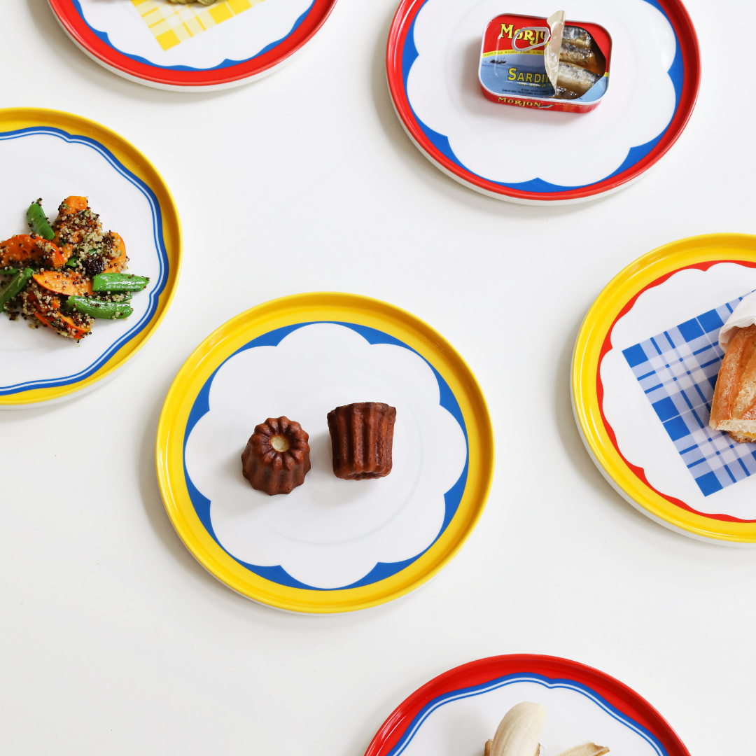 Plate Daydream - wave red - 50% OFF