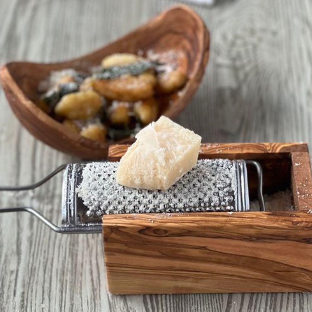 Italian Olivewood Box Cheese Grater