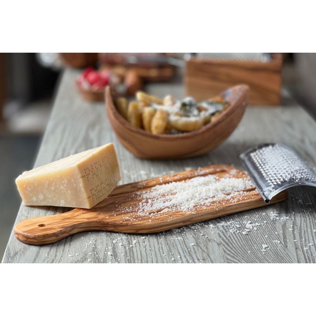 Italian Olivewood Flat Cheese Grater
