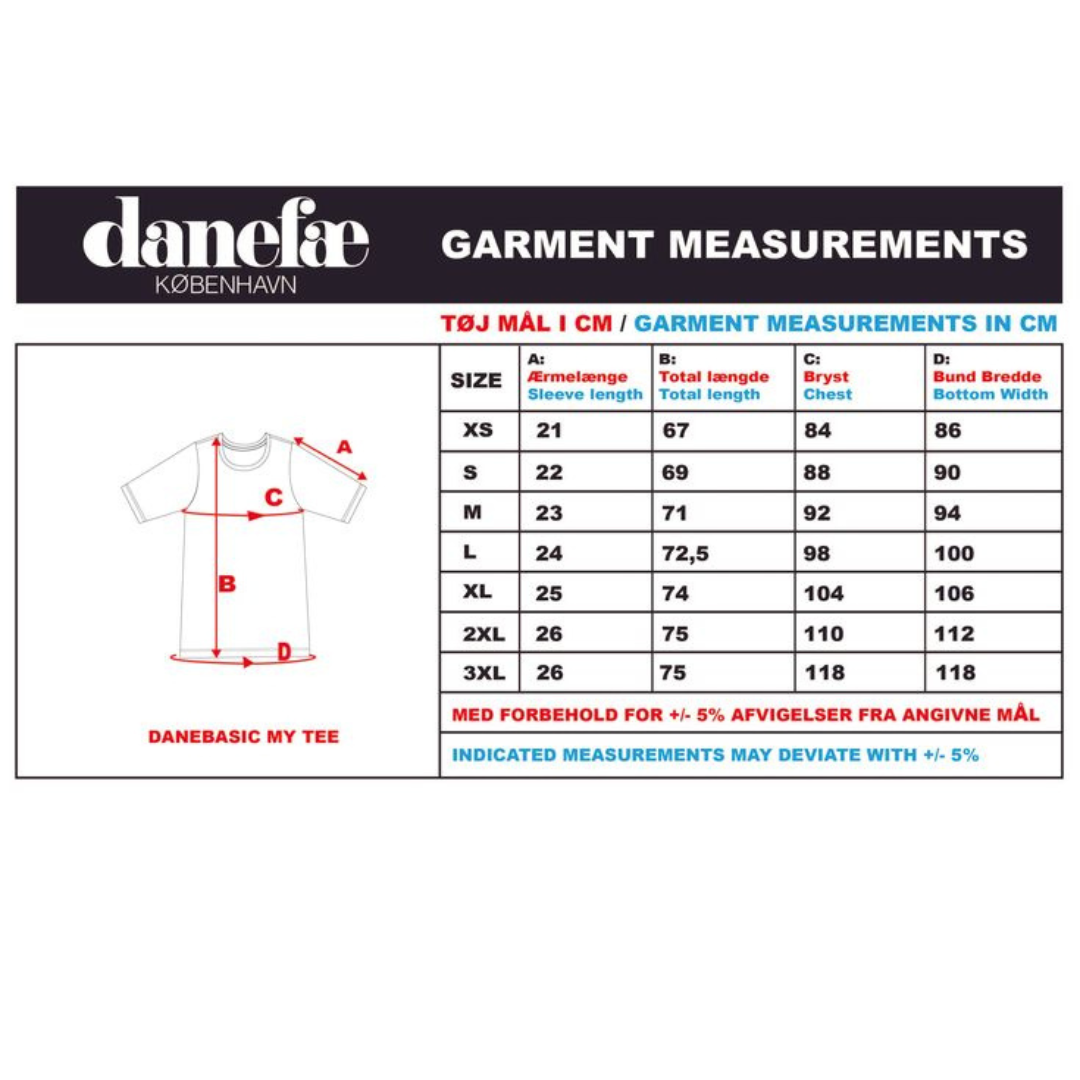 Danebasic My Tee - Bright Green/Chalk