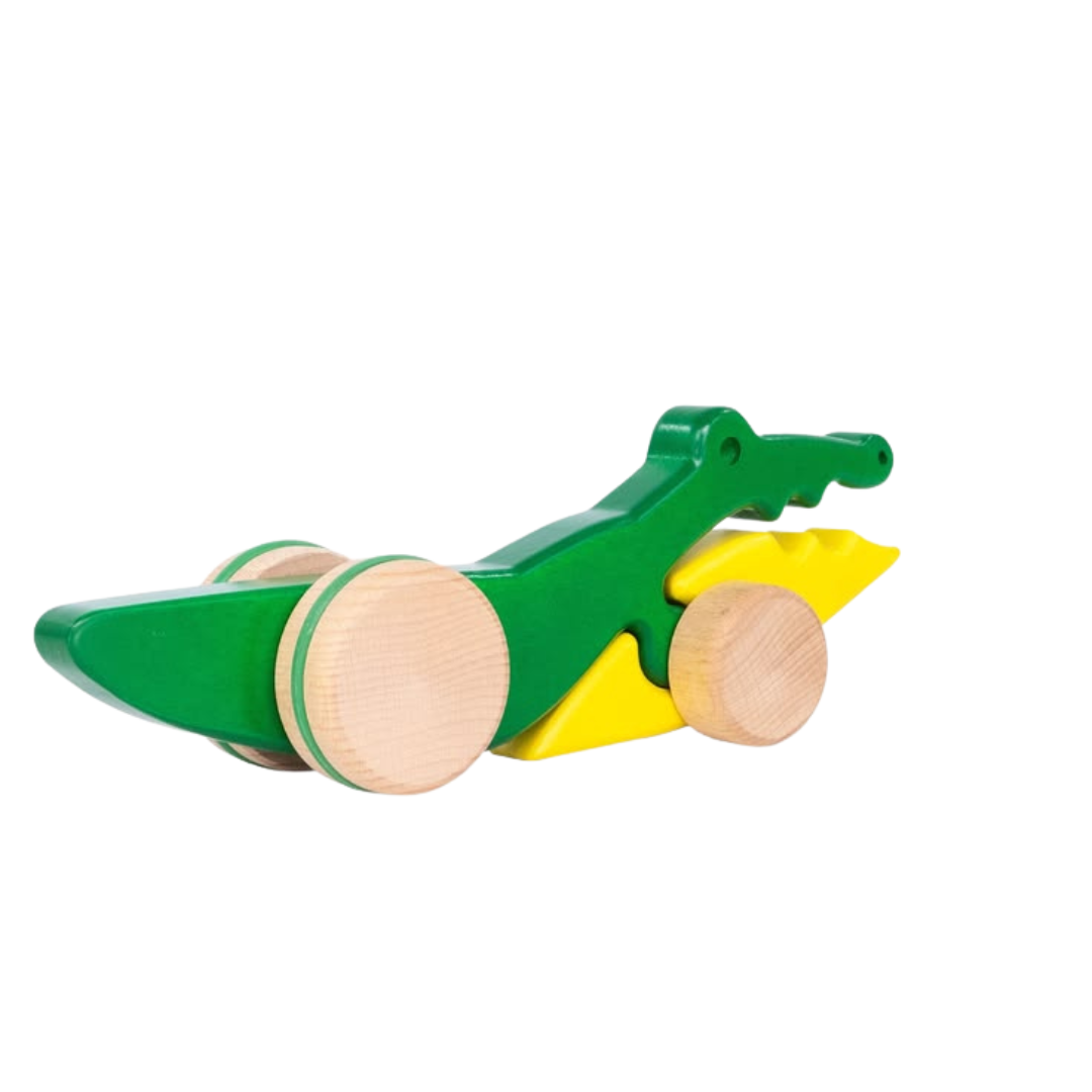Bajo Wooden Toys - Pull Crocodile