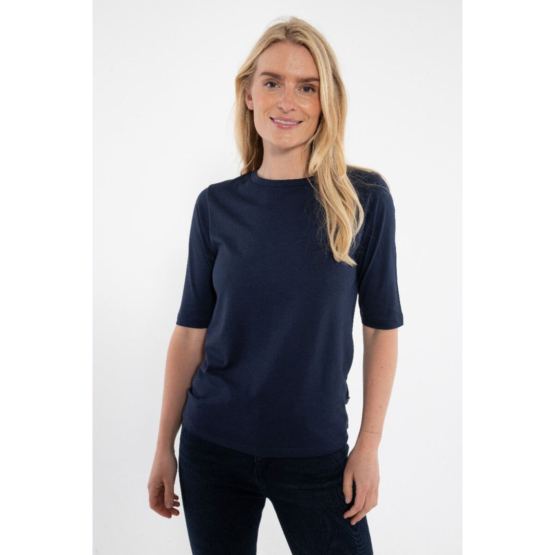 Danemanna Modal Tee -  Dk Navy