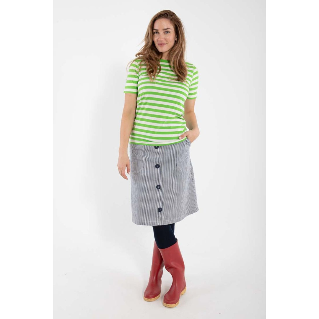 Danebasic My Tee - Bright Green/Chalk