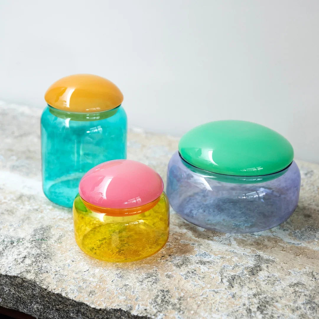 Puffy Jar - Turquoise By &Klevering - CLICK & COLLECT ONLY