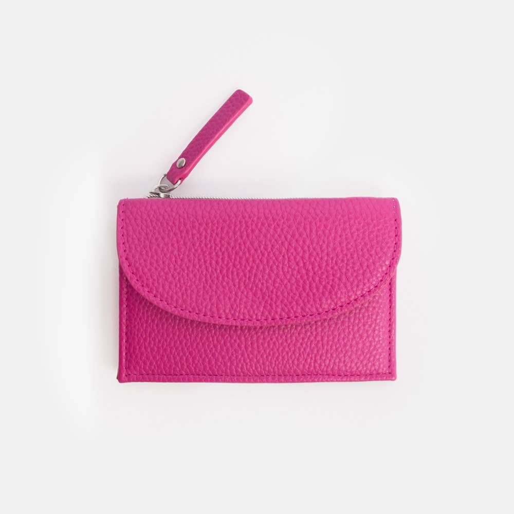 Bright Pink/Orange Cardholder Coin Purse