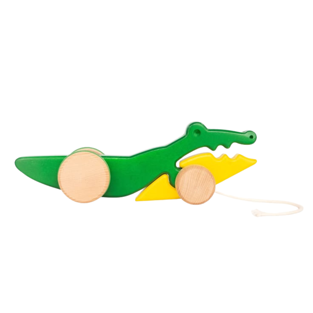 Bajo Wooden Toys - Pull Crocodile