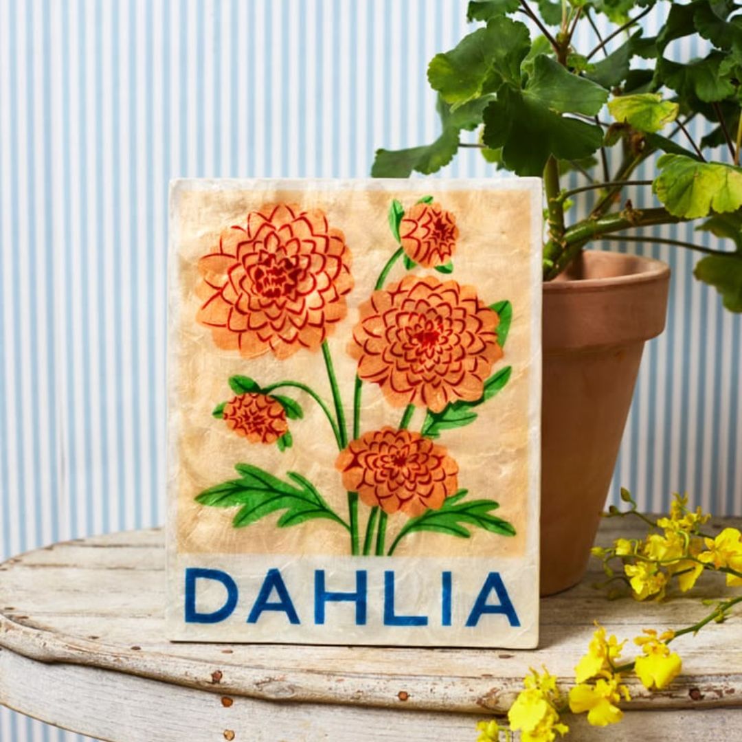MARKET WALL ART DAHLIA