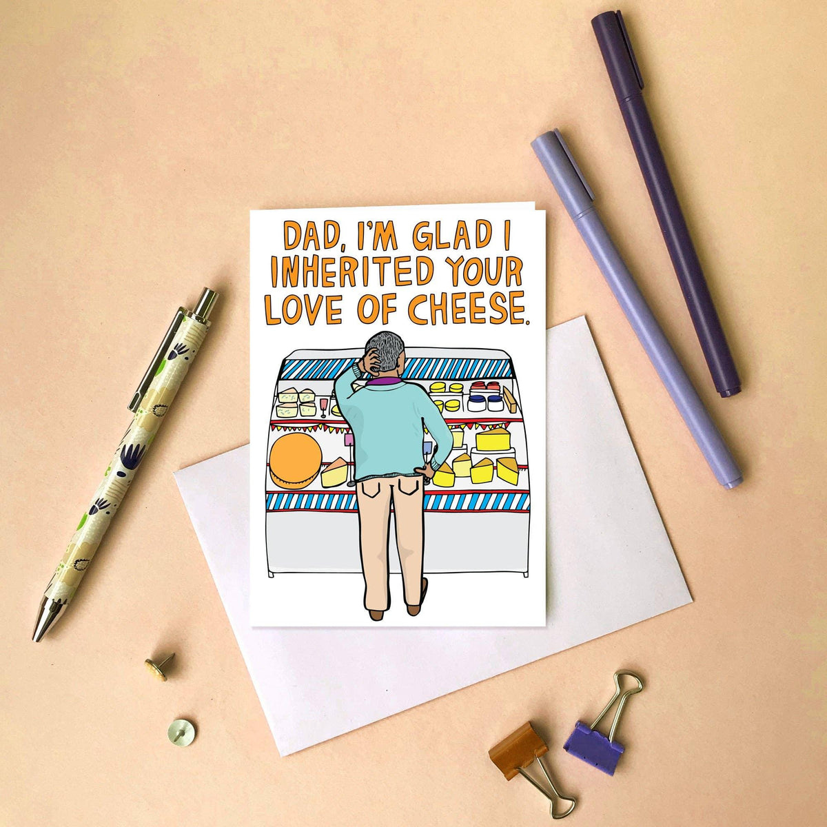 Dad, I’m Glad I Inherited Your Love of Cheese Card