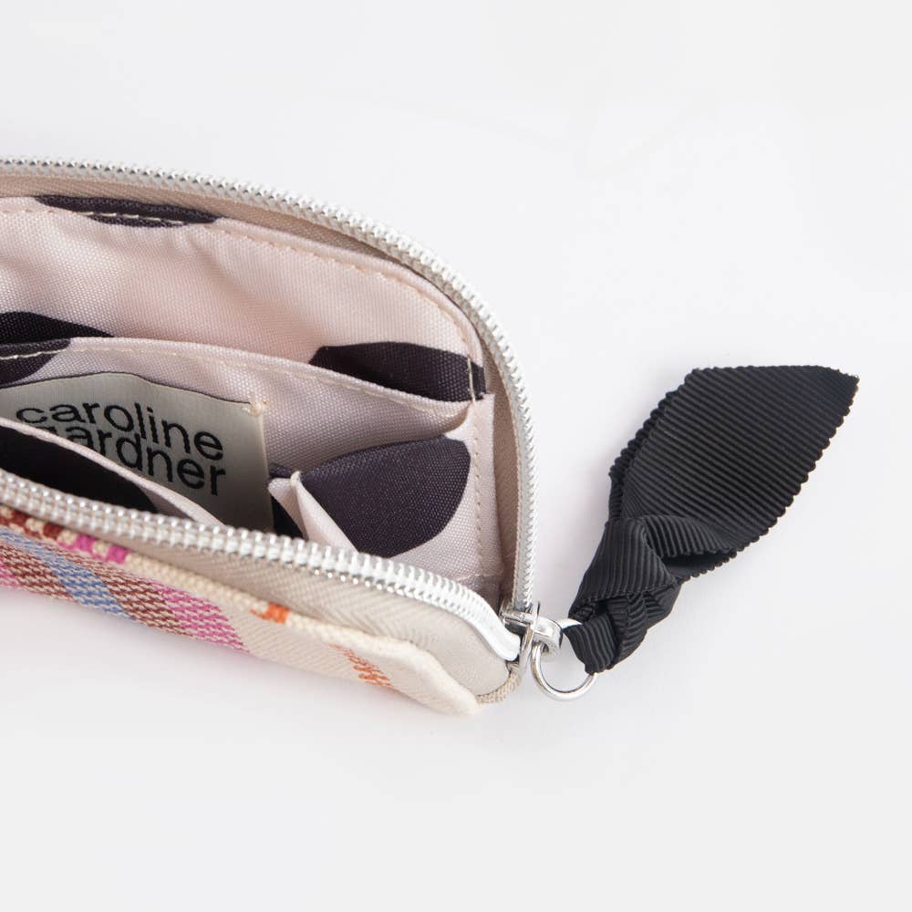 Printed Canvas Corner Purse By Caroline Gardner