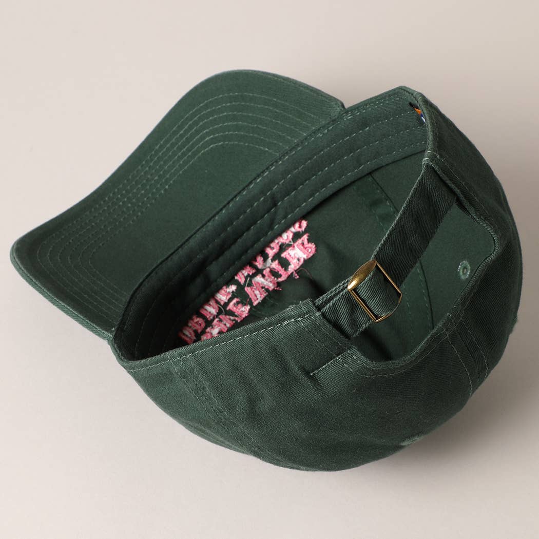 Save Water Drink Margs Baseball Cap - Dark Green