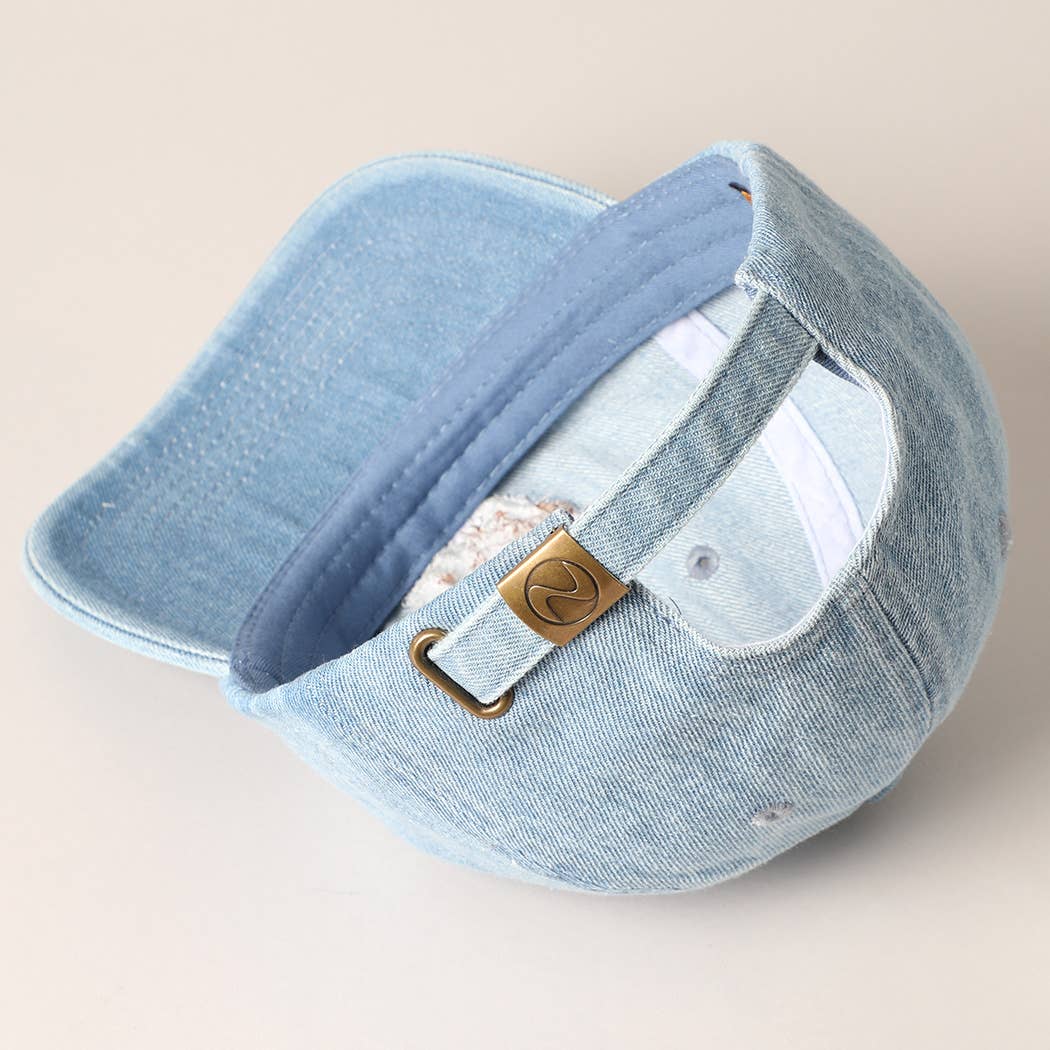Cavalier King Denim Baseball Cap