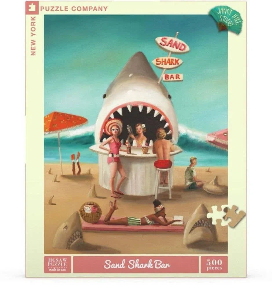 Sand Shark Bar by Janet Hill - 500 piece puzzle.