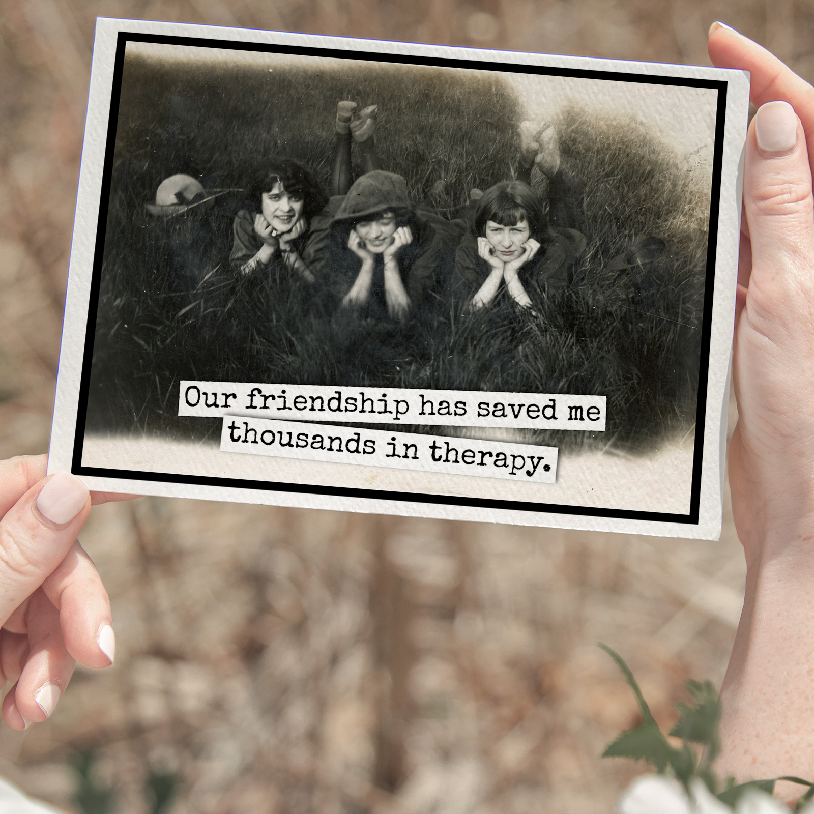 Friendship and Therapy Card