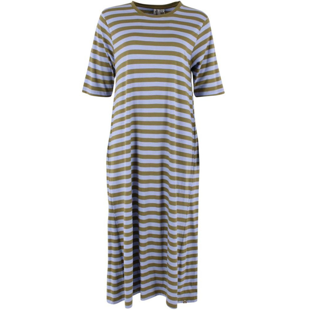 Good News Dress - Olive/Purple