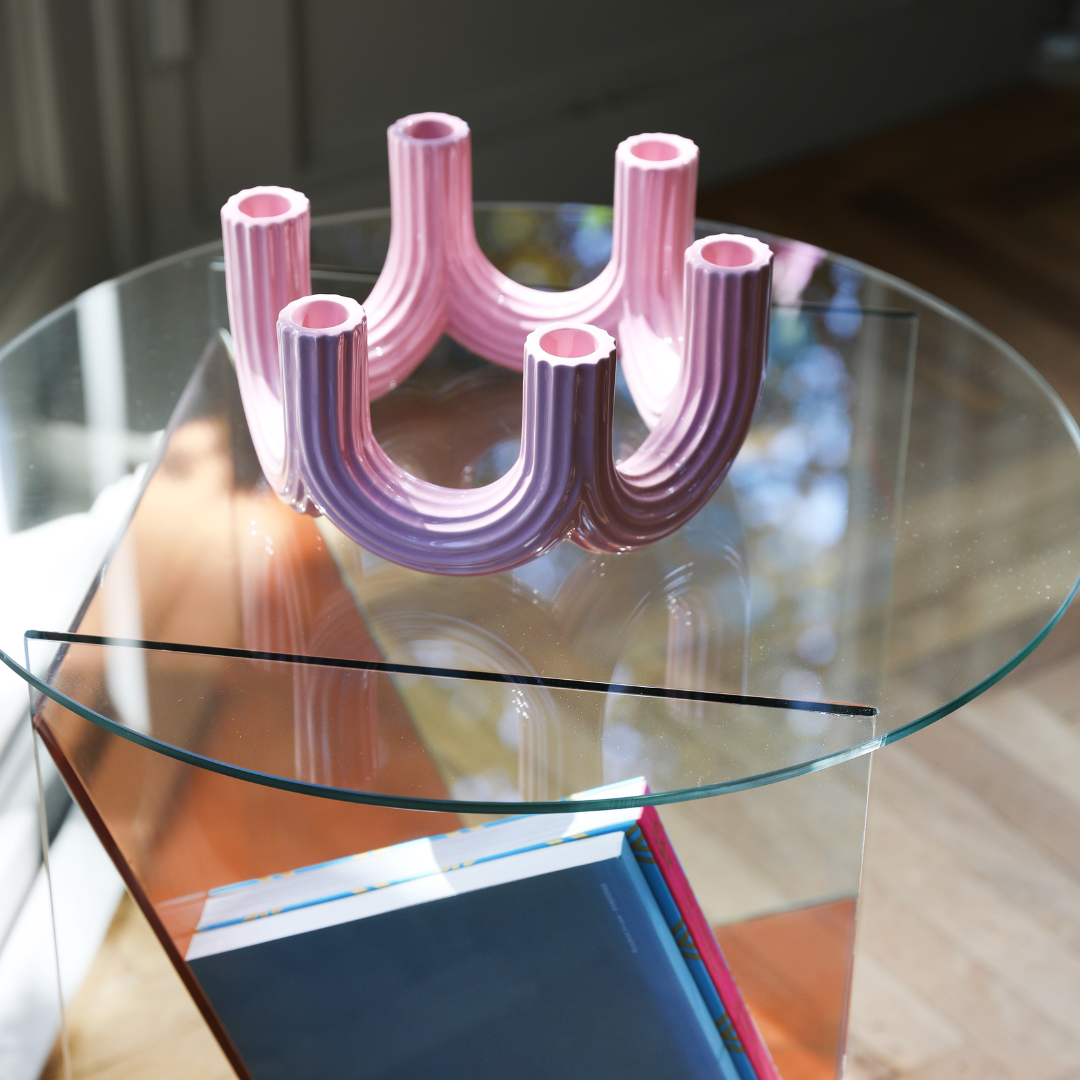 Churros Candle Holder Pink By &Klevering - PRE ORDER
