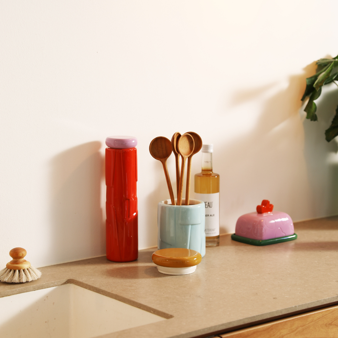 Flake Jar By &Klevering - Blue