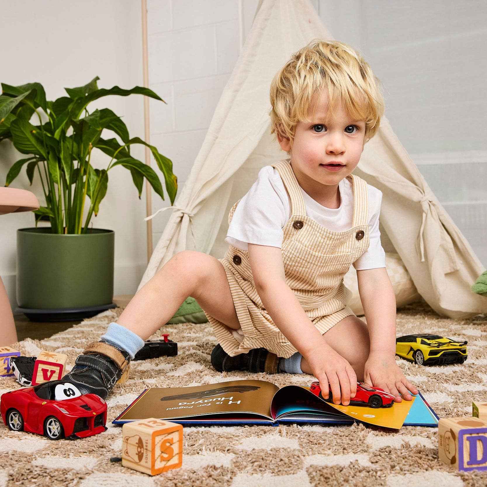 Learn the ABCs of Supercars Book