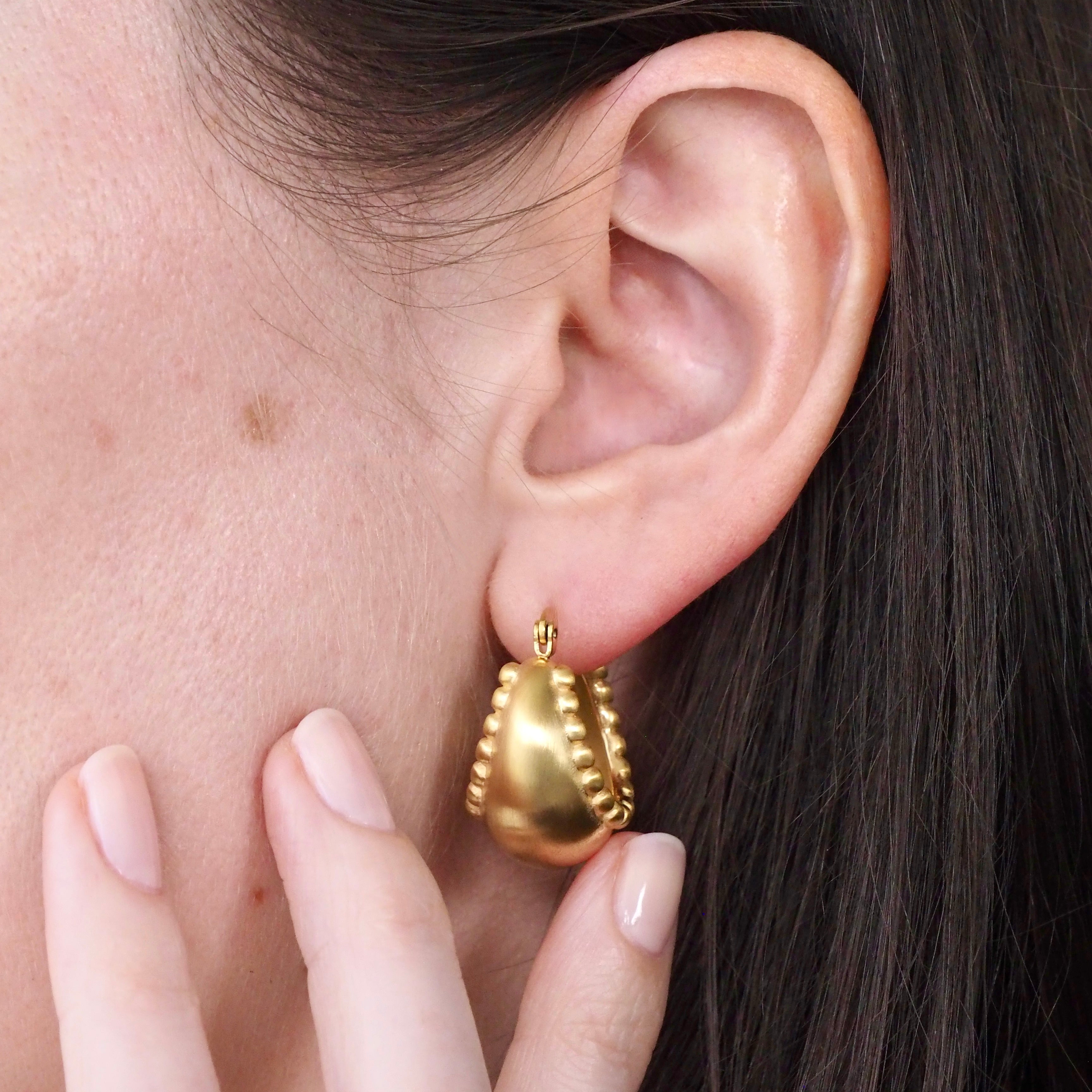 "Basket Case" Waterproof Earrings