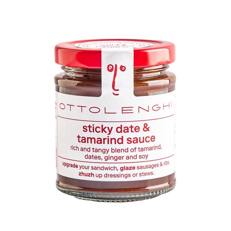 Ottolenghi Sticky Date and Tamarind Sauce 180g, front label