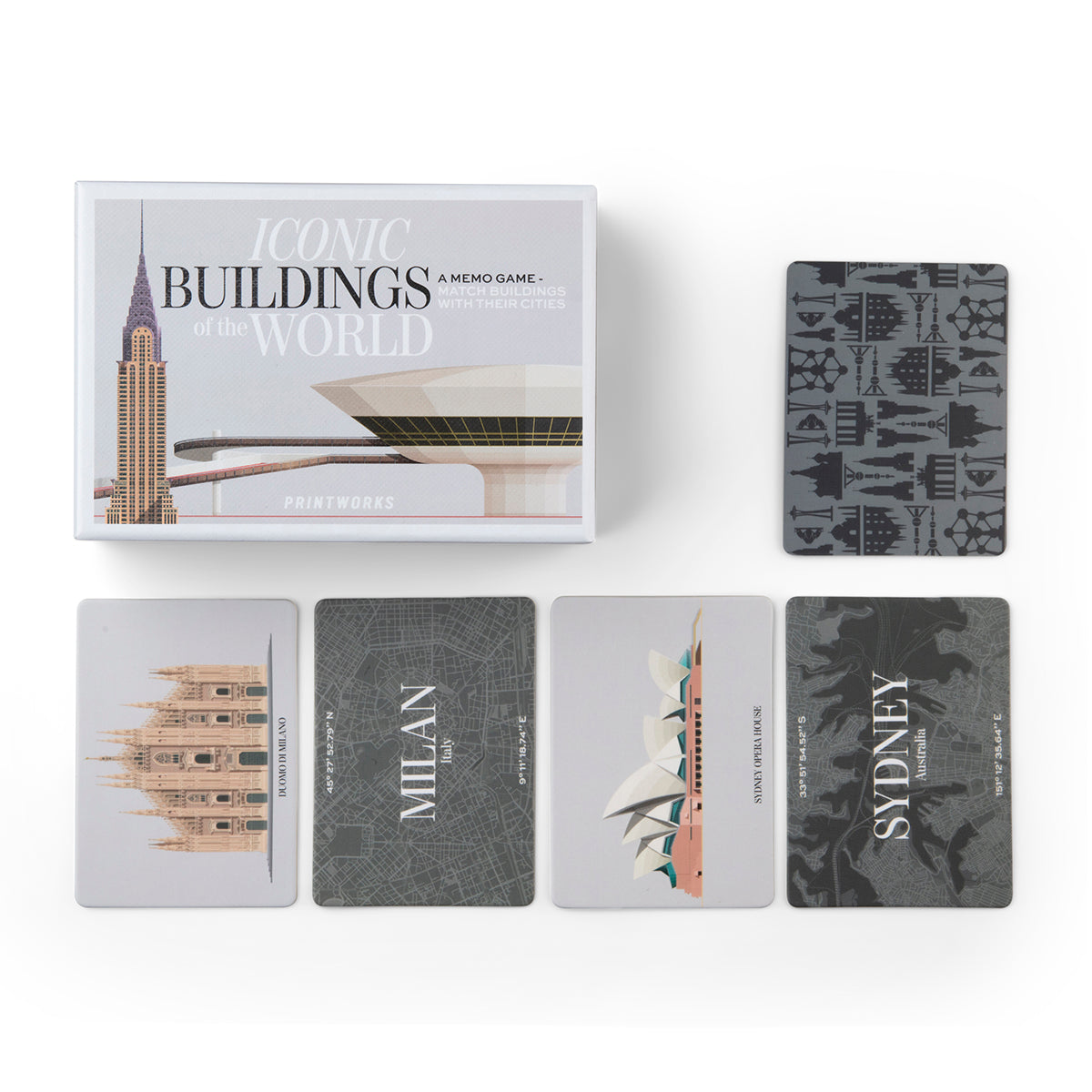 Iconic Buildings Memory Game - match iconic buildings with their cities