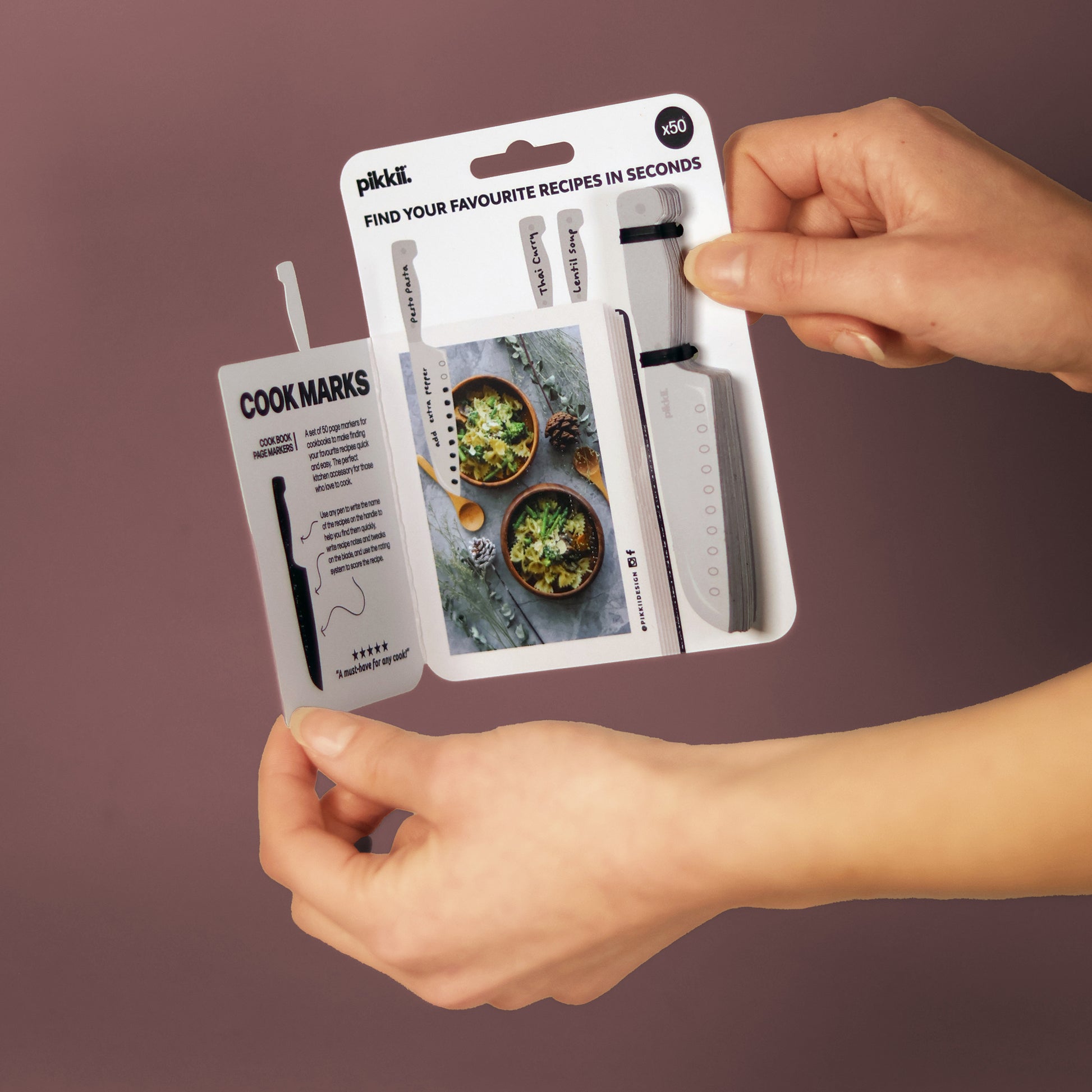 Cookmarks - 50 page markers