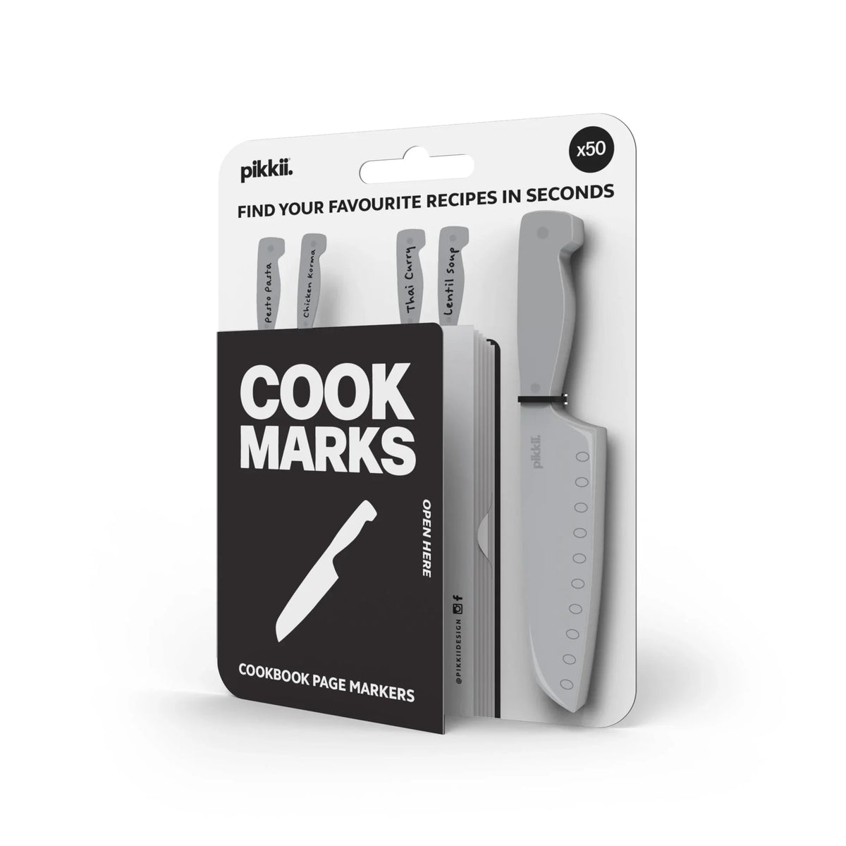 Cookmarks - 50 page markers