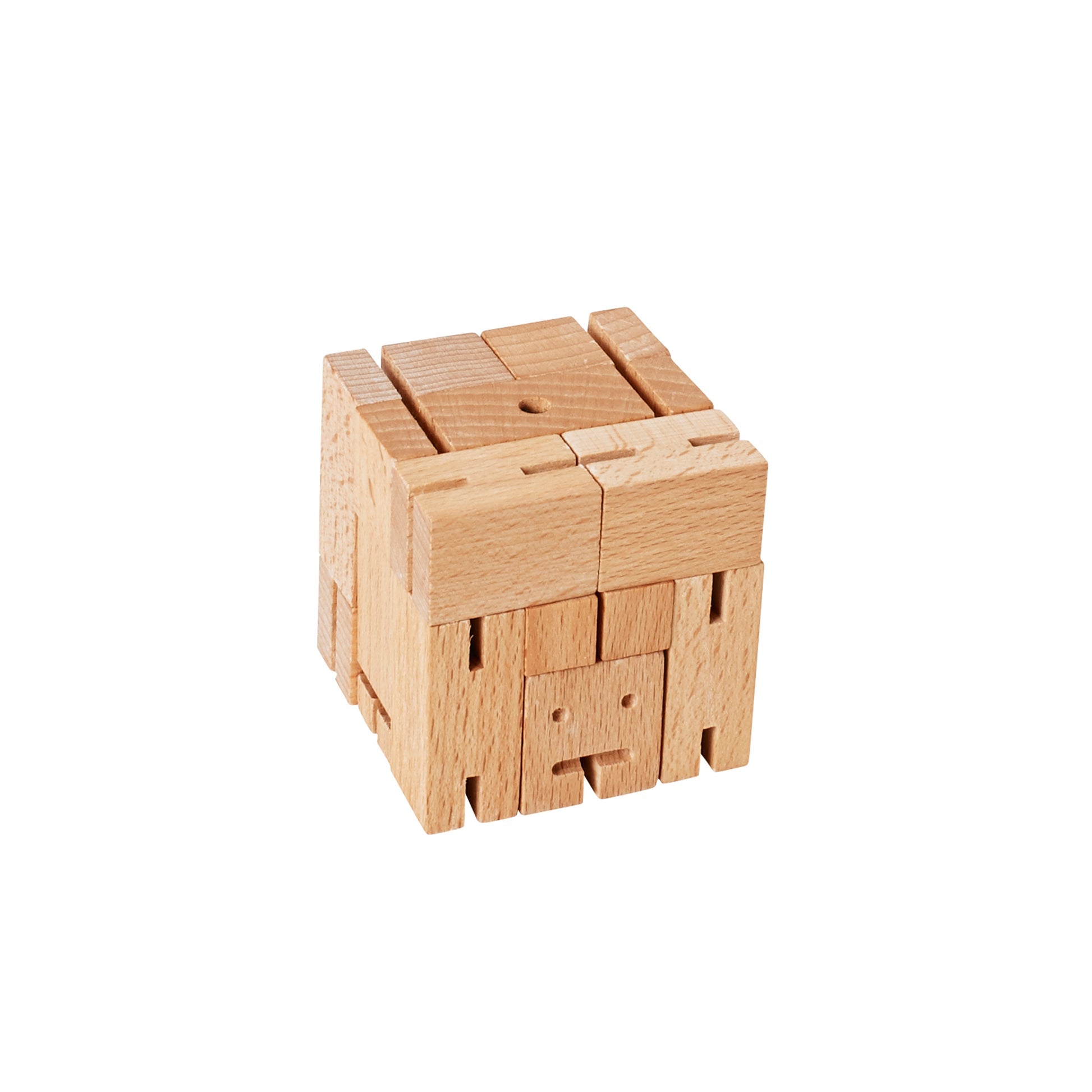 Cubebot Small Natural Robot Toy