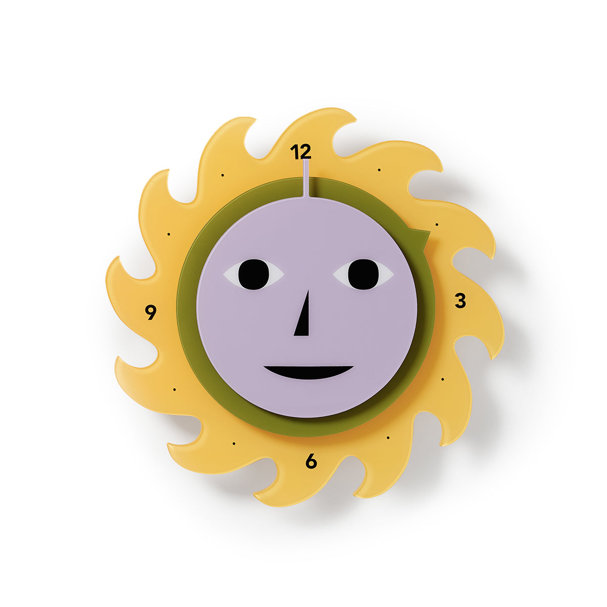 Dusen Dusen Everybody Clock Yellow - LAST ONE!